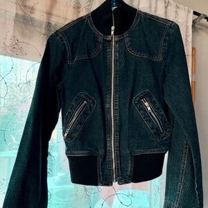 1822 Denim Dark Blue Utility Jacket